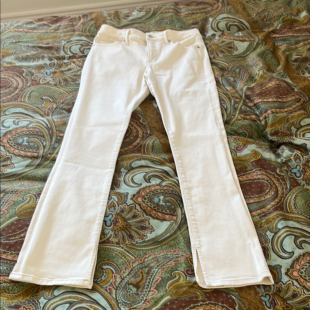 NWOT Express Winter White Skyscraper Jeans